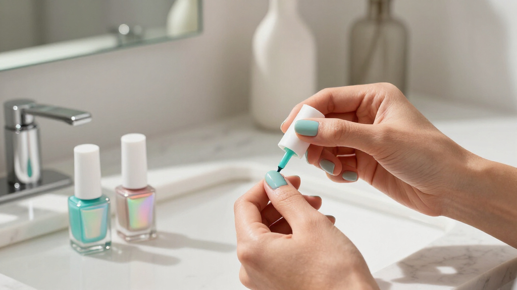 best aqua glazed nail polishes