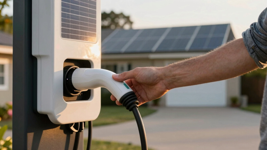 best ev charger for solar powered charging