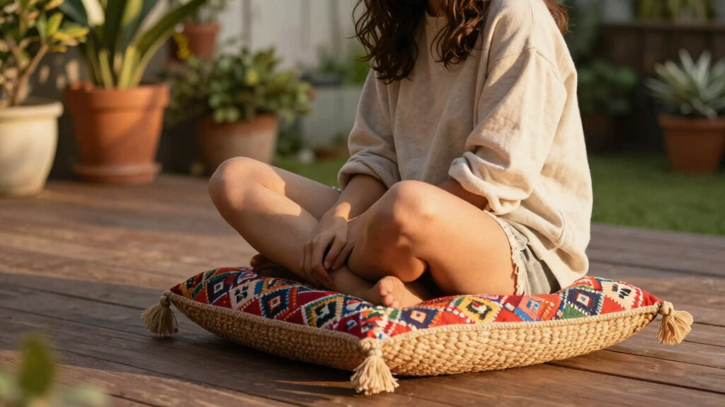 boho floor cushions