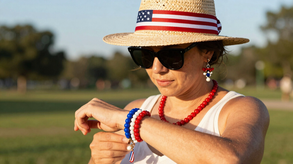 patriotic summer fashion accessories