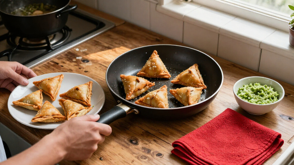 halal frozen samosas