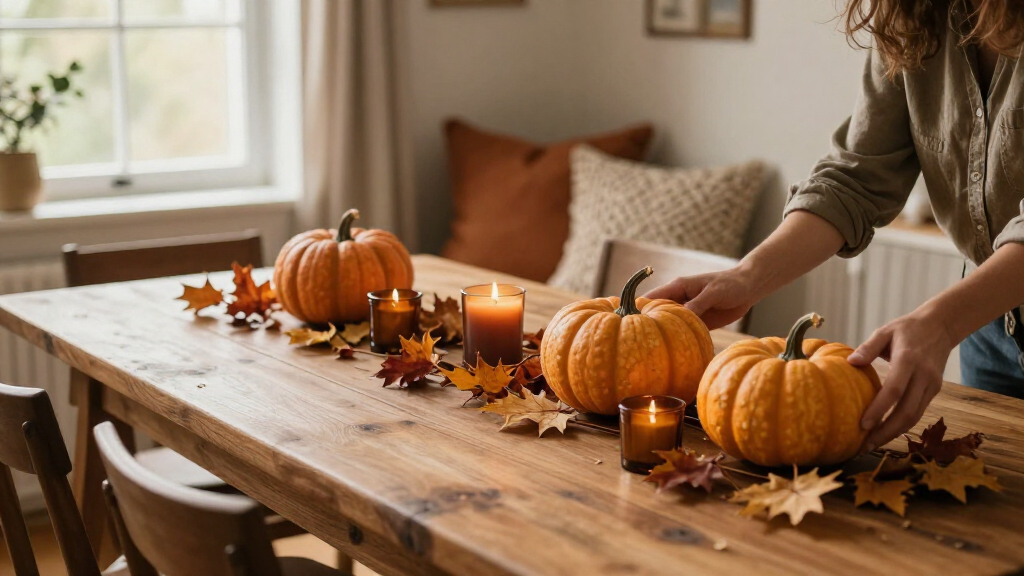 fall-inspired decorative accents