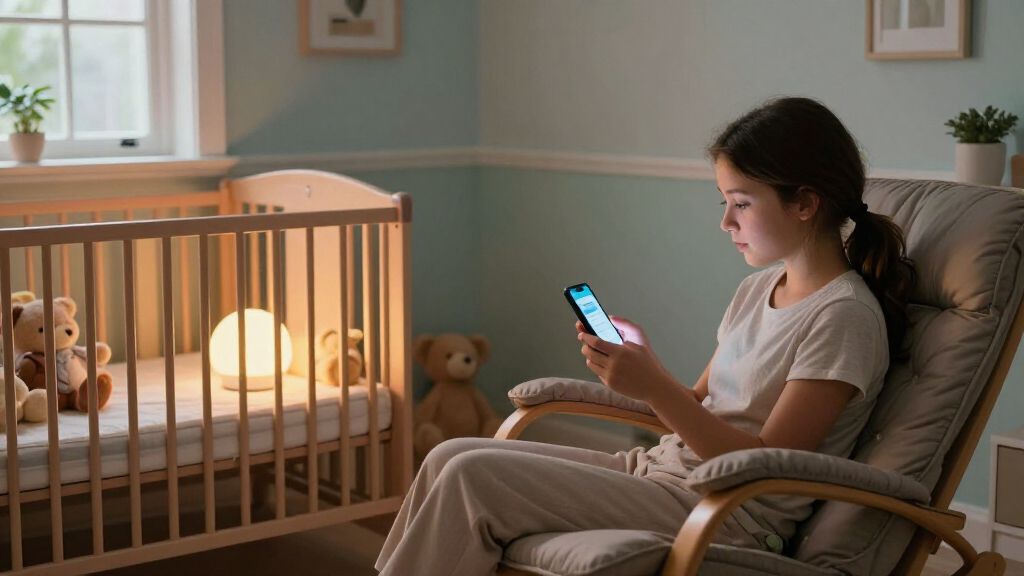smart nursery night light with app
