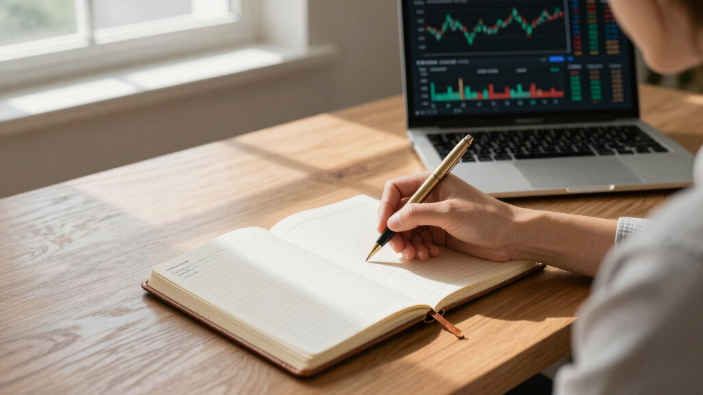 investment tracking notebooks