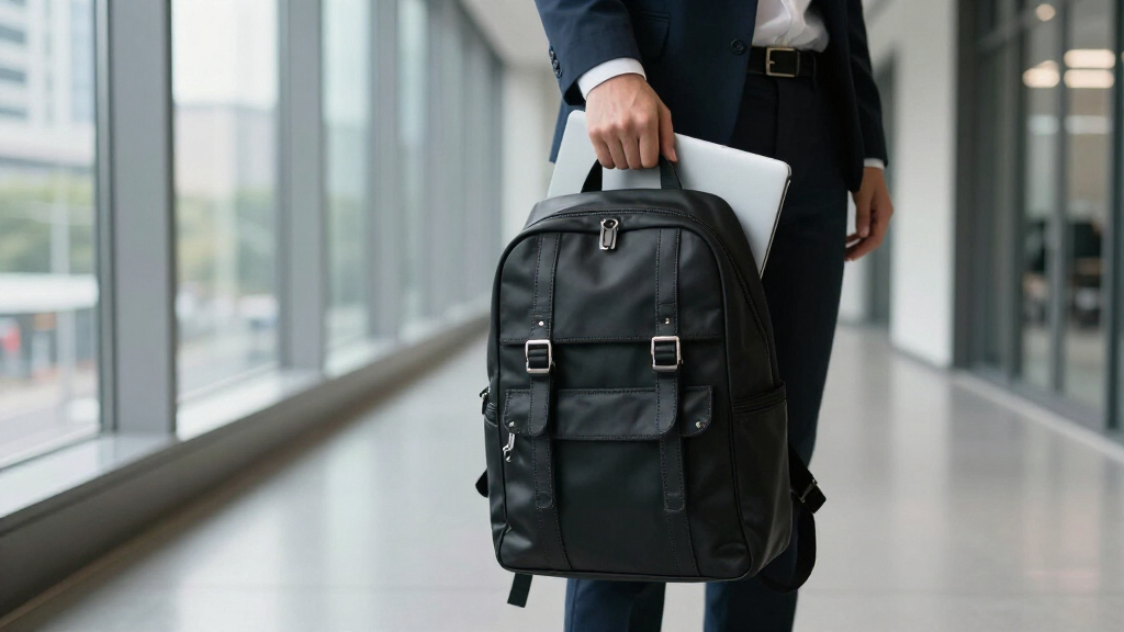 leather backpacks for work and laptop
