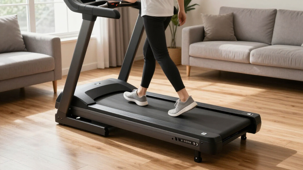 compact foldable treadmill