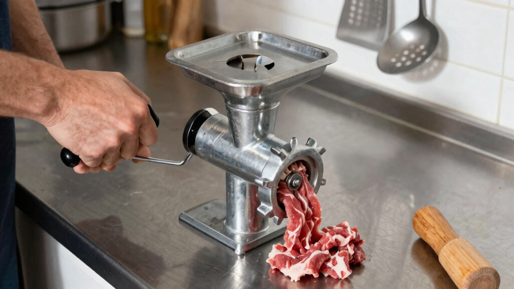 manual meat grinder
