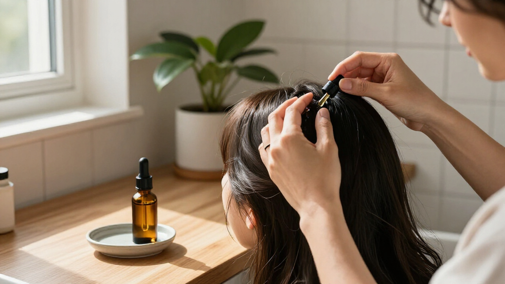 essential oils for hair and scalp care