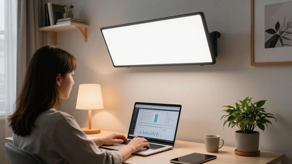 best LED video light panel kit for home offices
