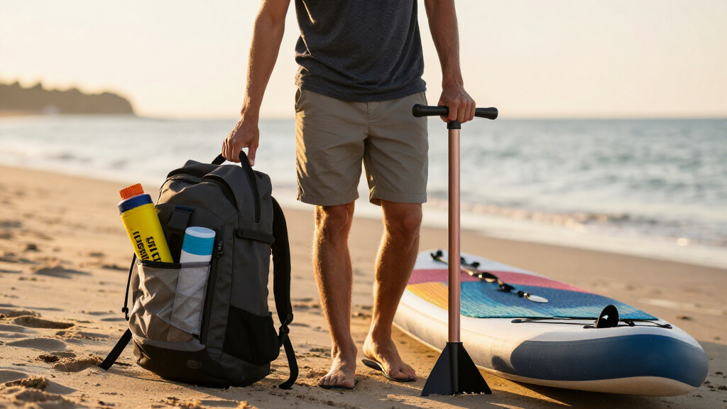 inflatable paddle board beginner kit