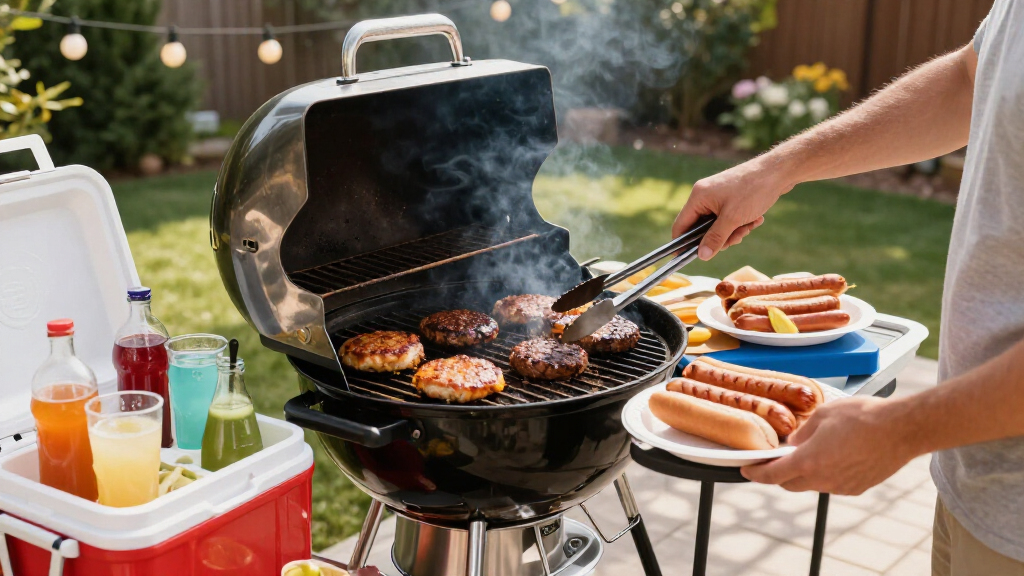 tailgating coolers and grills