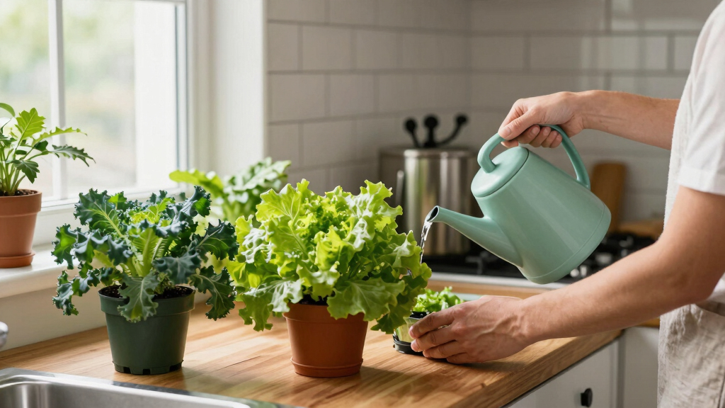 best indoor garden for leafy greens