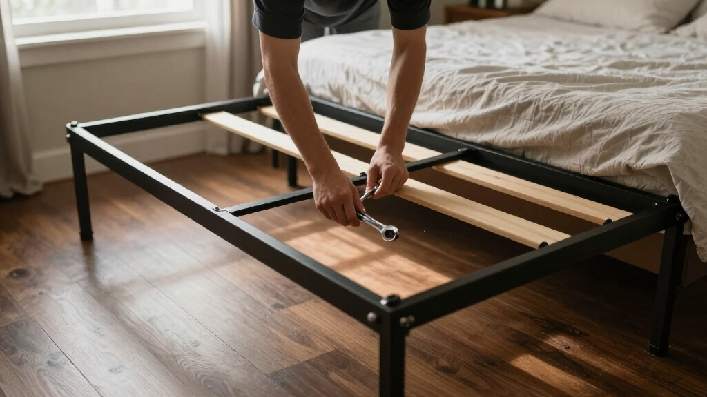 bed frame for heavy people