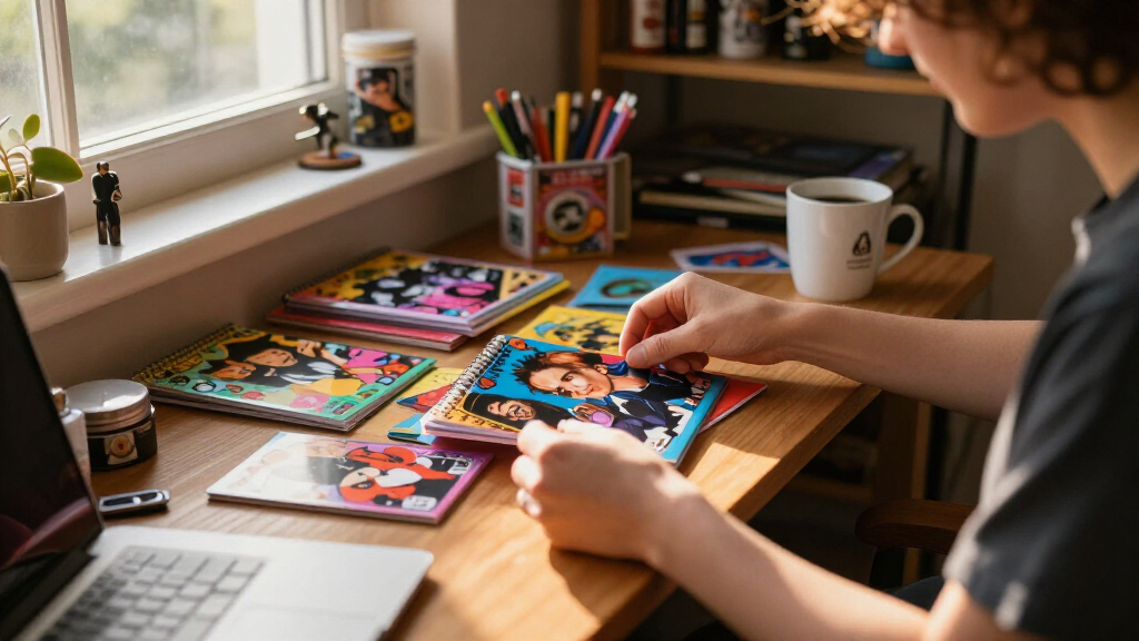 pop culture-themed stationery sets