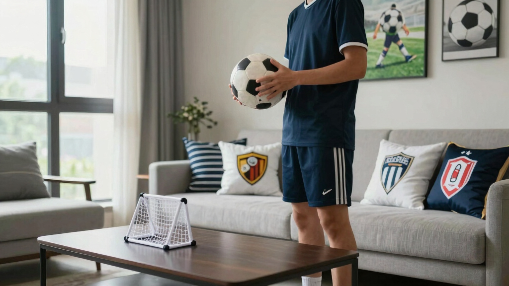 soccer-themed home decor