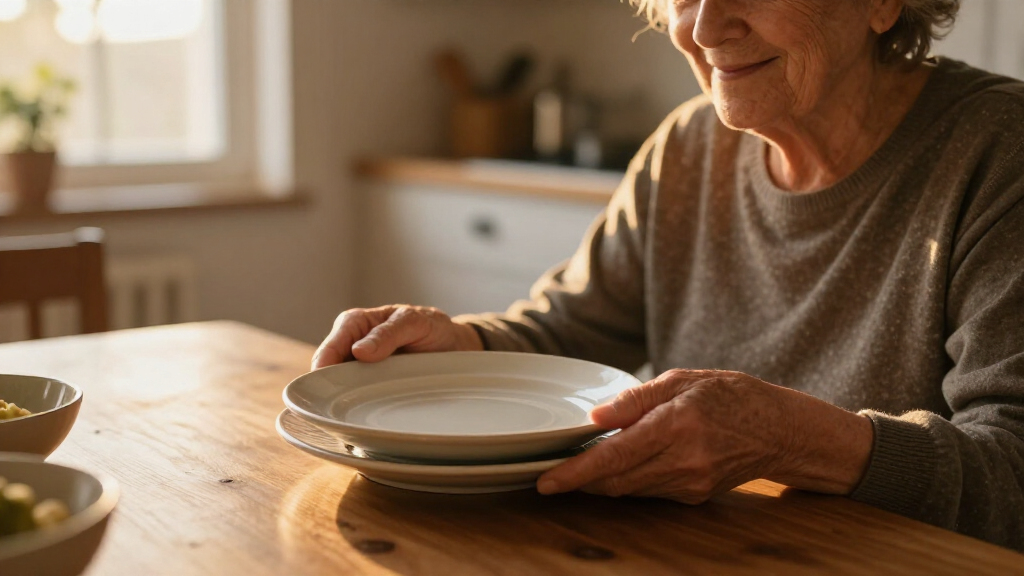 best non slip dinnerware for elderly