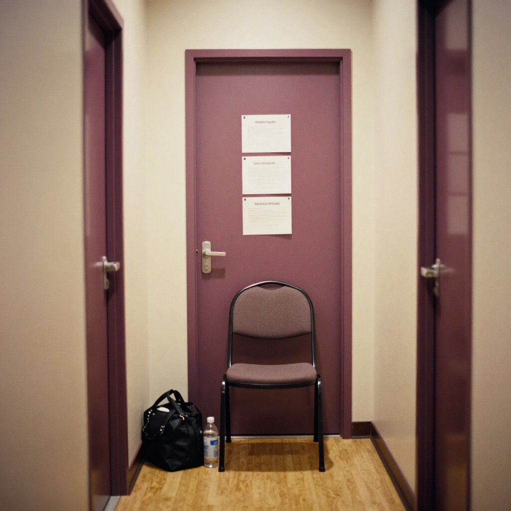 Corridor outside an audition room