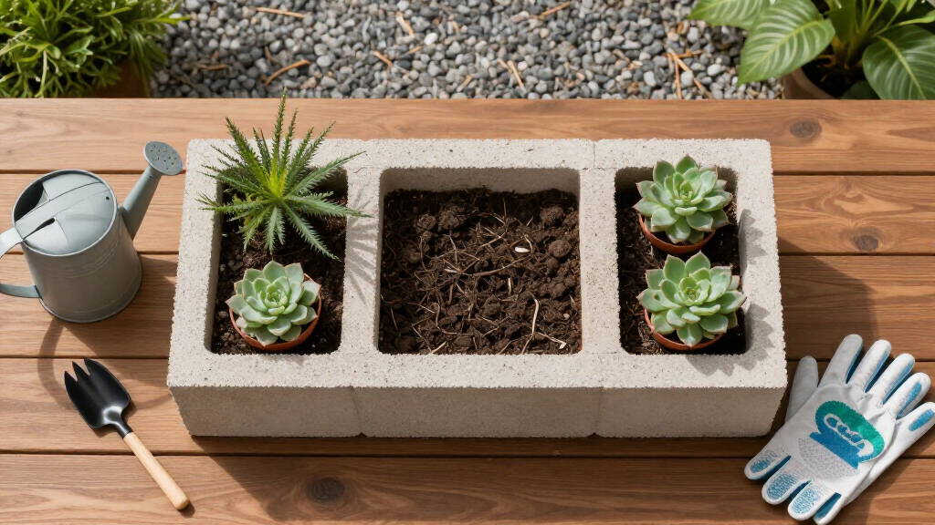 best cinder blocks for container gardens