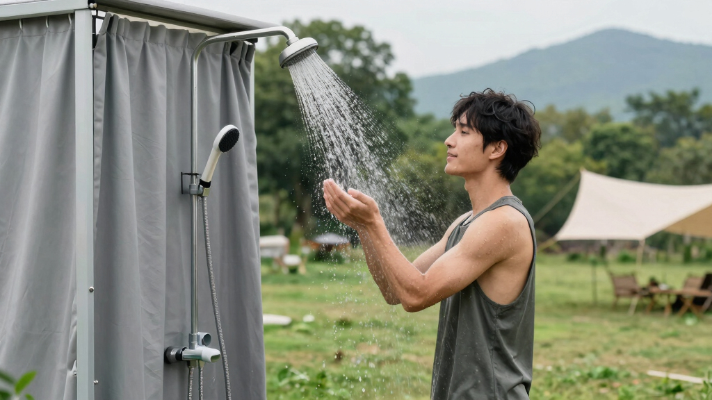 portable outdoor shower