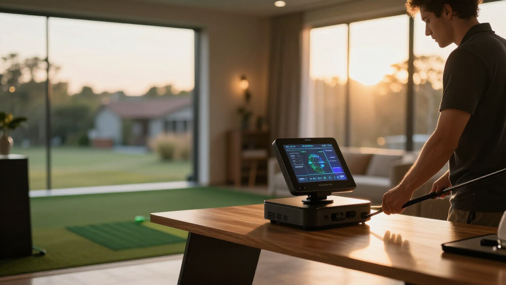 best premium indoor golf simulator launch monitor