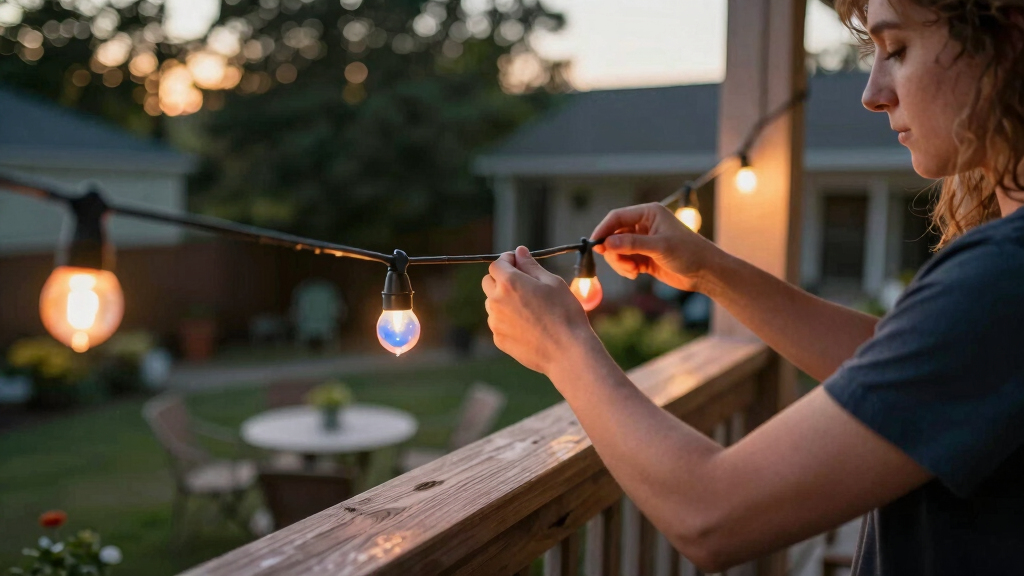 patriotic outdoor string lights