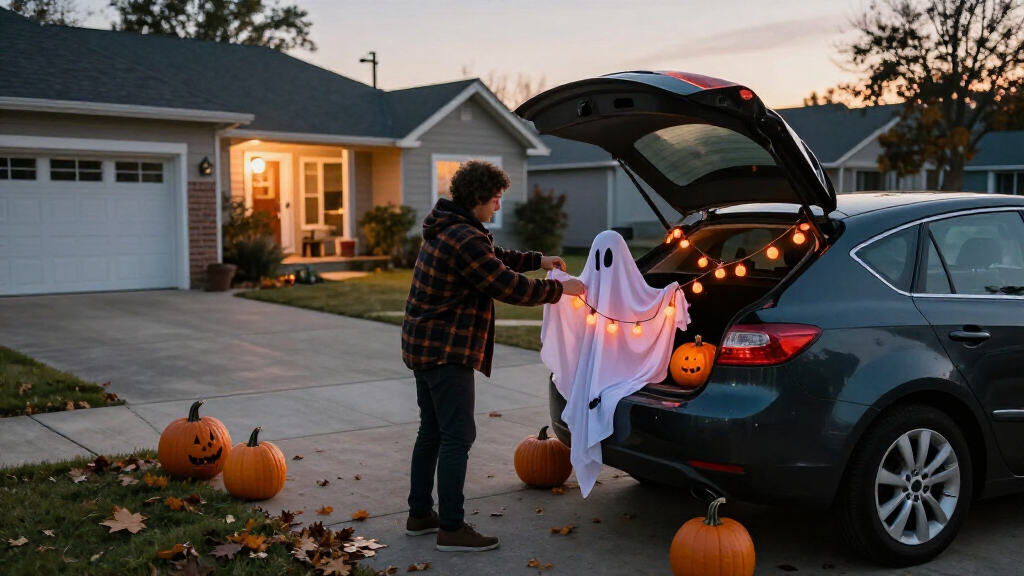 Halloween car decorations