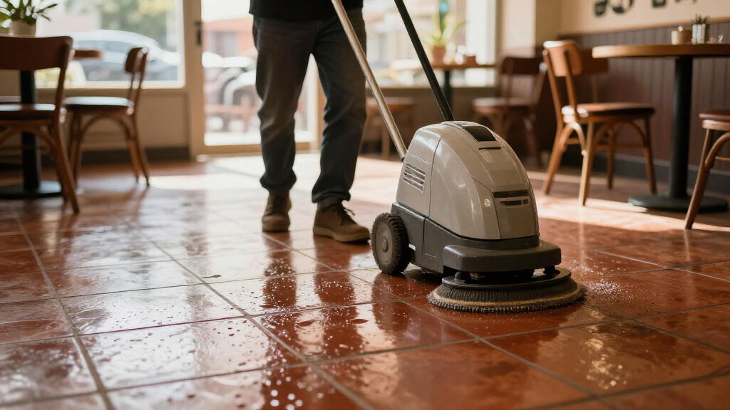 floor scrubber machines for tile