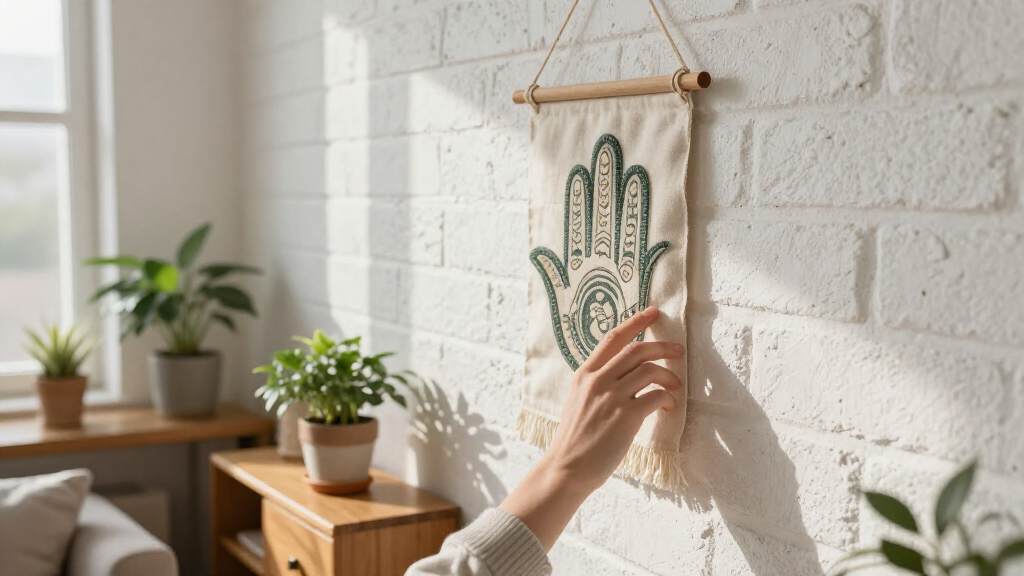 hamsa hand wall hanging
