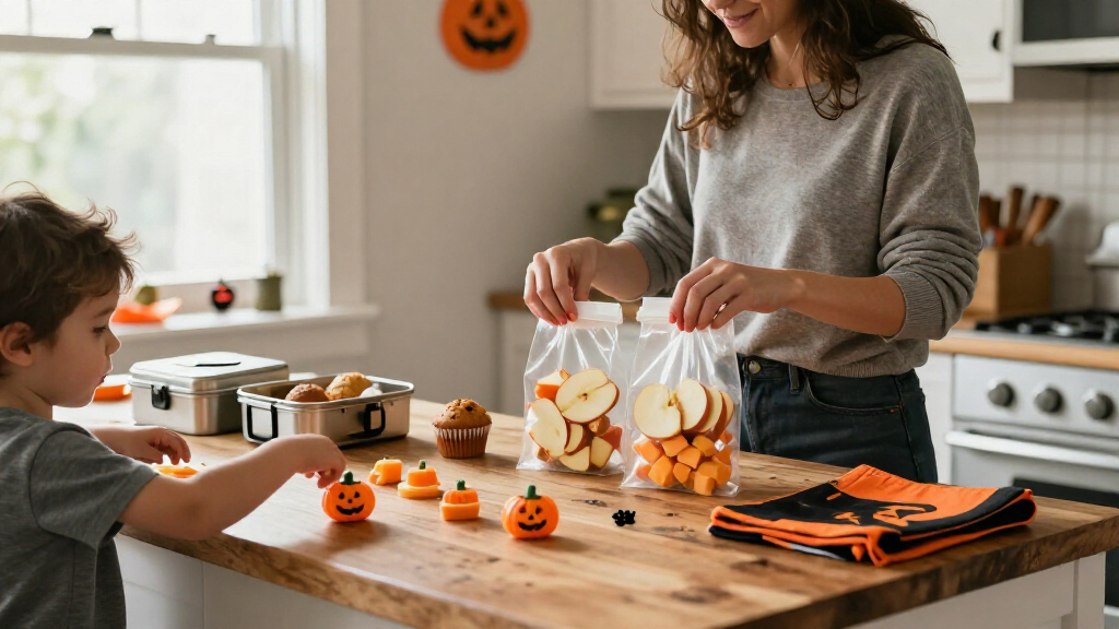 Halloween breakfast snack packs