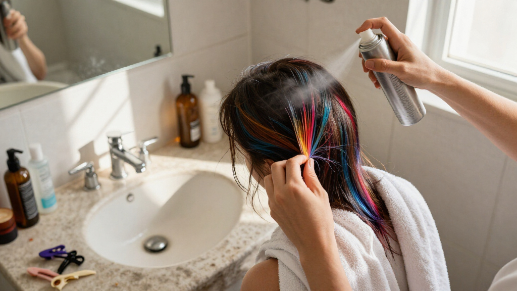temporary hair color sprays