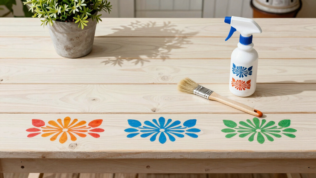 best patio paint and stencils