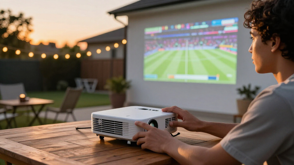 best projector for backyard sports parties