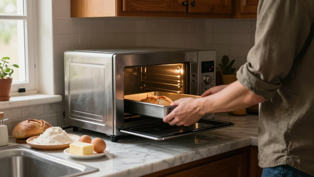 convection microwave for baking
