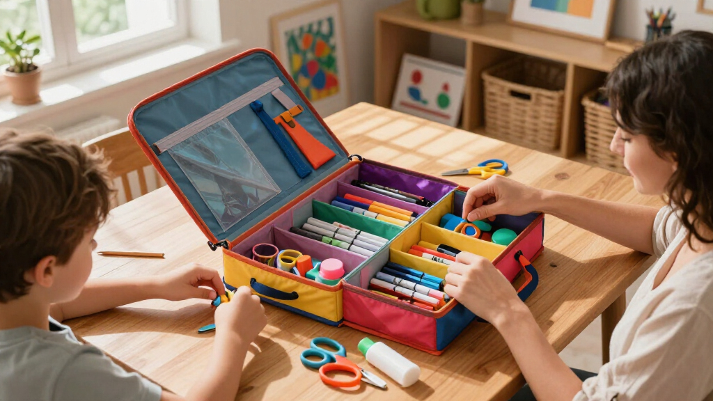kids art supply organizer