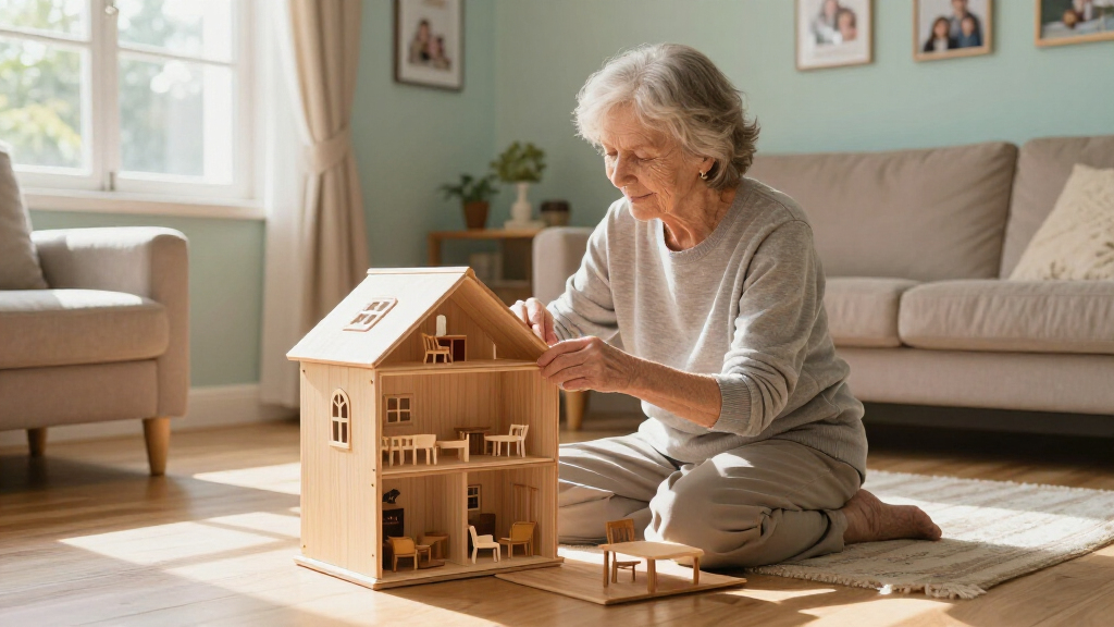 premium wooden dollhouse sets