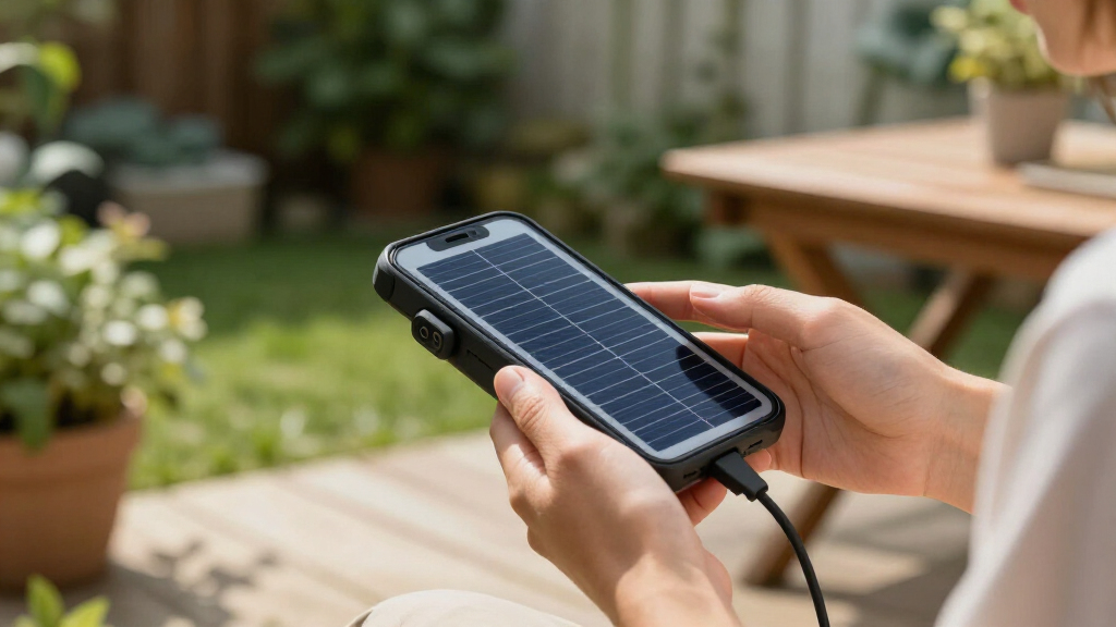 solar-powered phone chargers