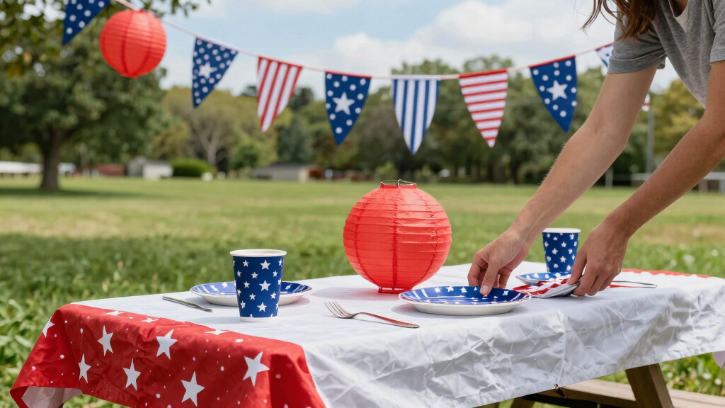 patriotic outdoor party supplies
