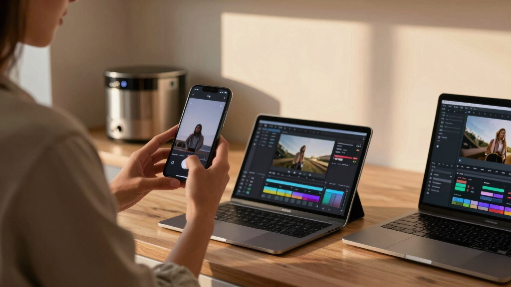 How does a local-first system turn one video into dozens of assets?
