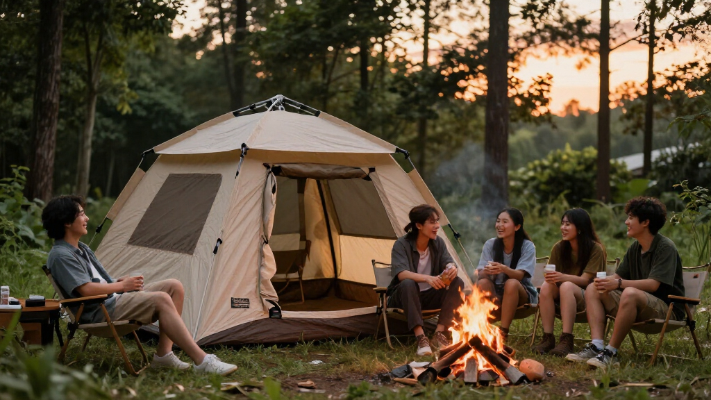 camping tent 6 person premium