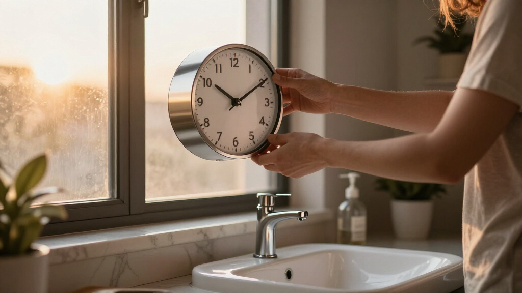 best bathroom clocks