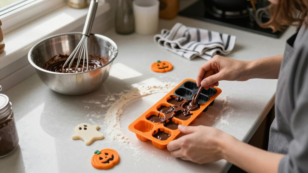 Halloween silicone baking molds