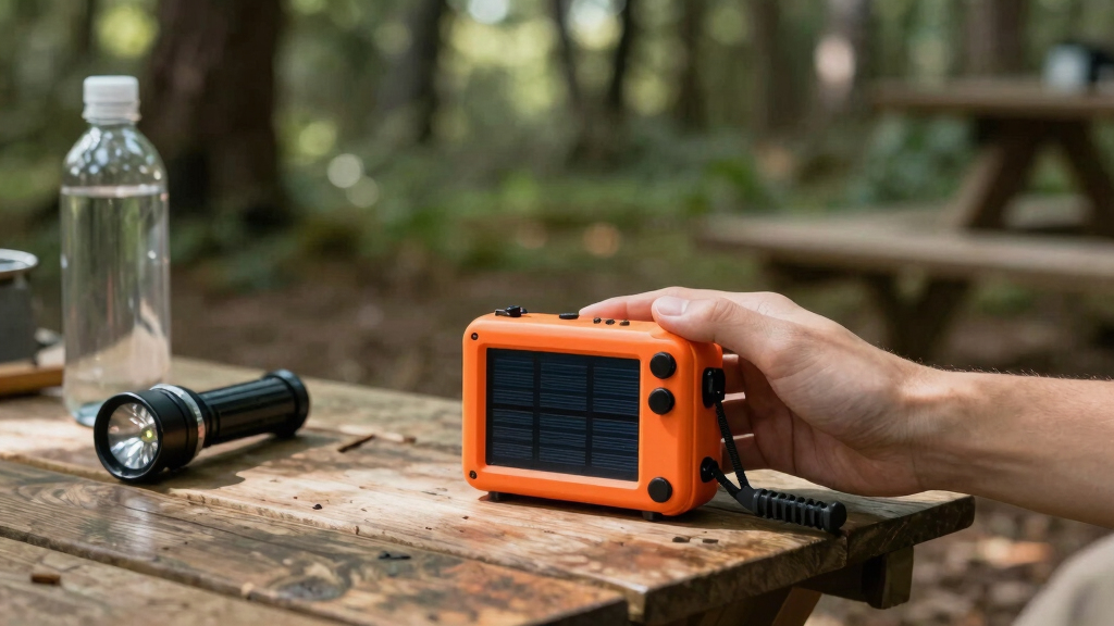 solar-powered emergency radios