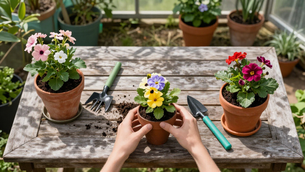 best teak potting benches