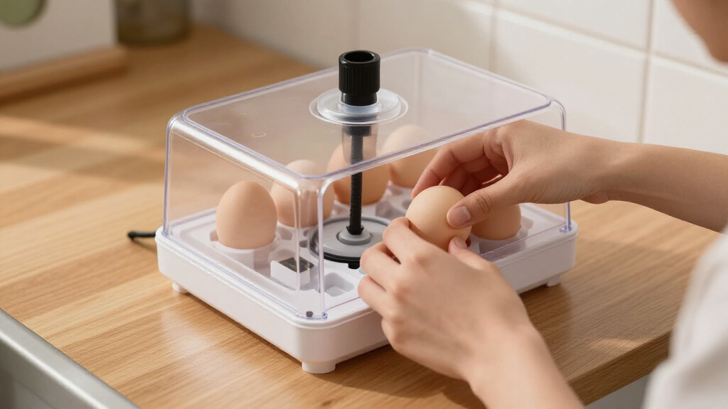 automatic egg incubator with turner