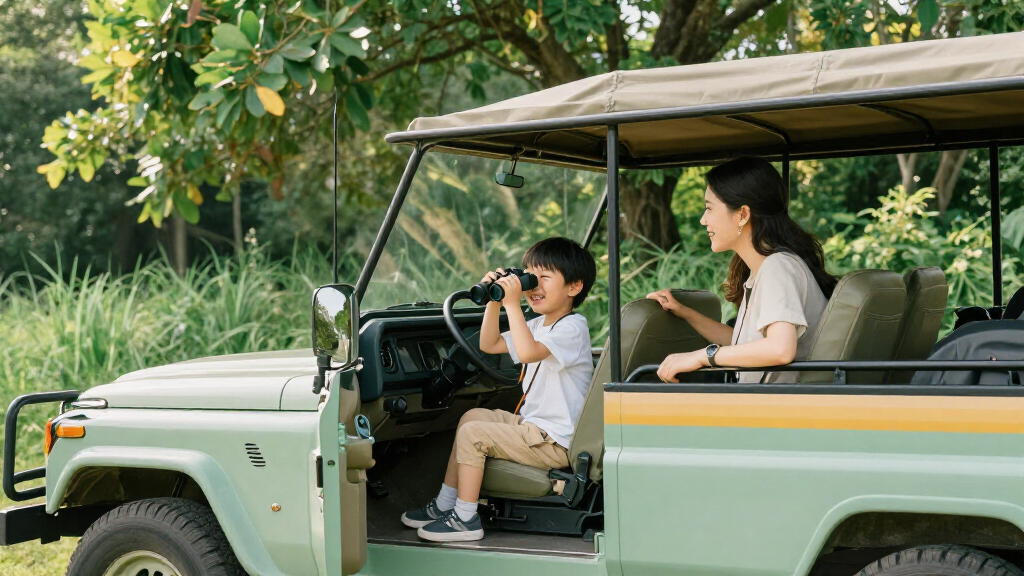 ride on safari tour jeep for kids