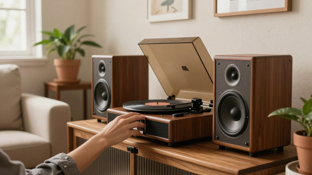 best record players with speakers for rebuilding a peaceful home