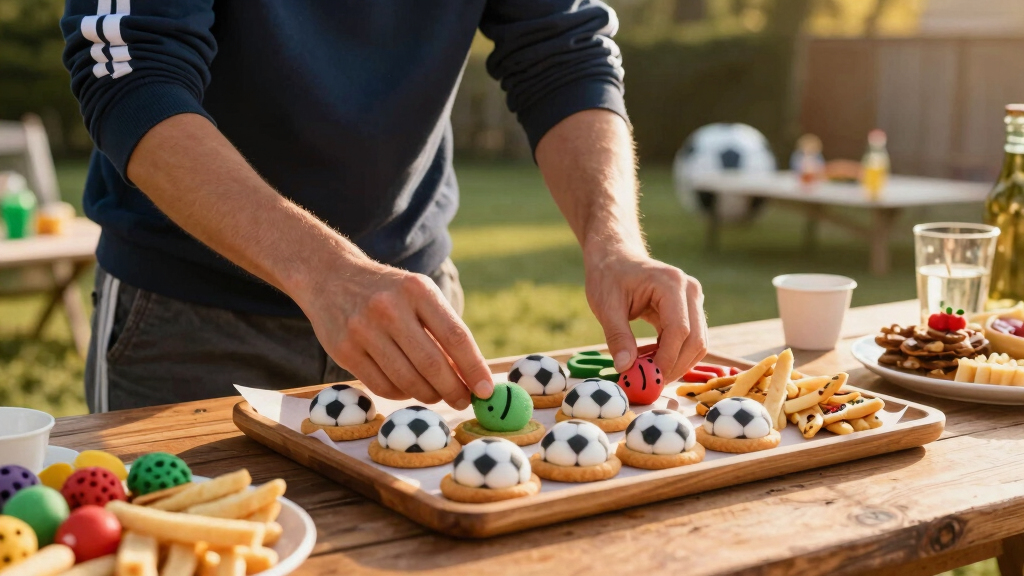 soccer-themed party food