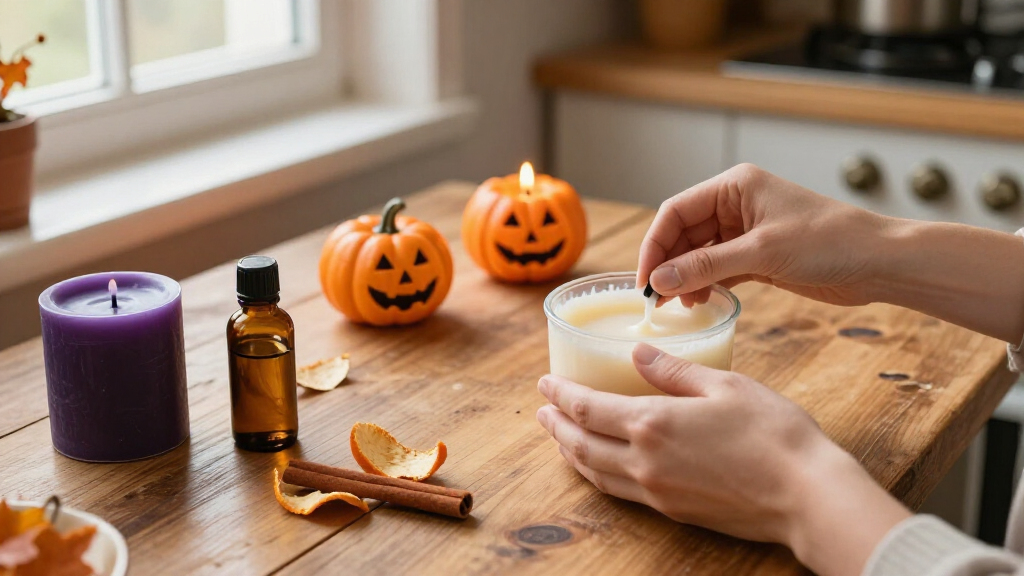 essential oils for Halloween candles