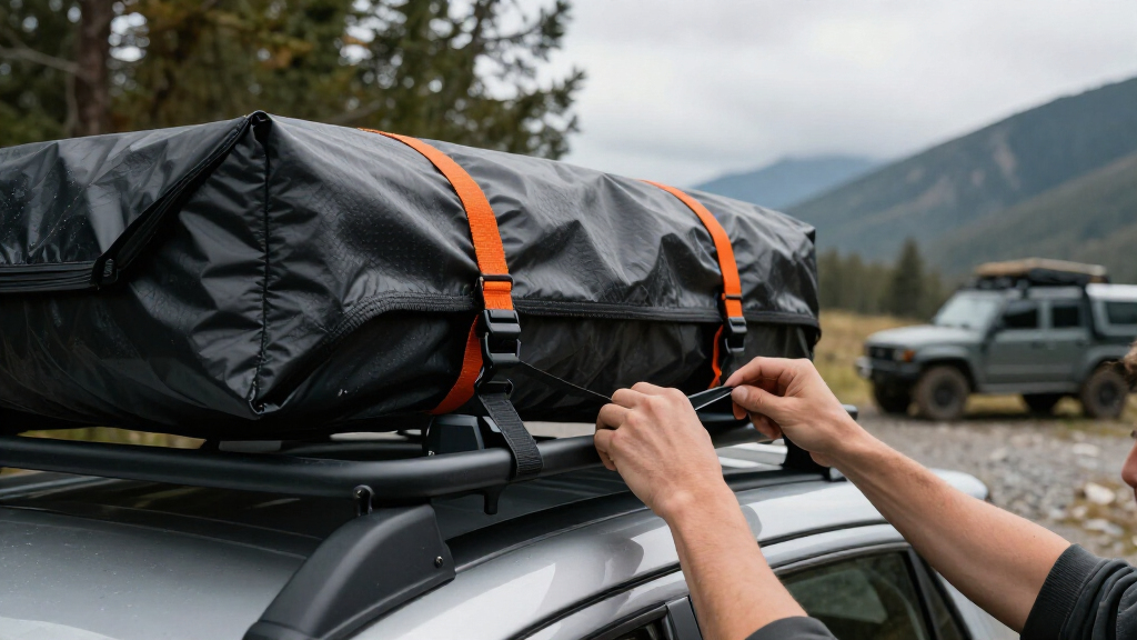 best waterproof roof bag cargo for cross-country road trips for extreme weather