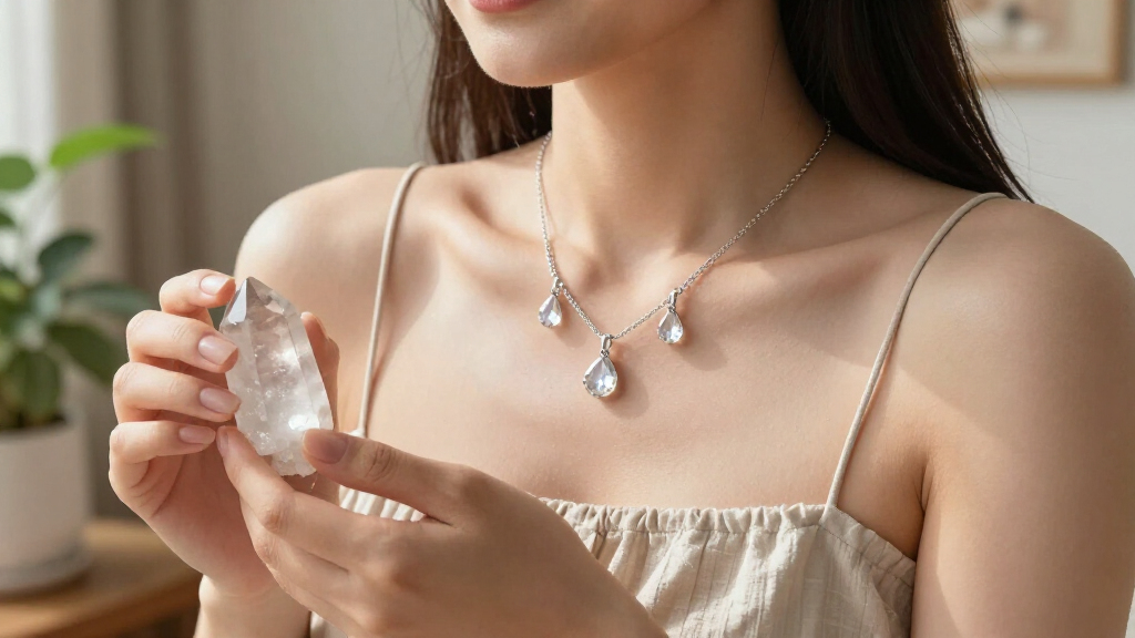 crystal healing jewelry